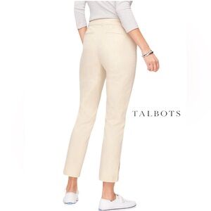 Talbots EUC Perfect Crop Tan Twine Size 22w